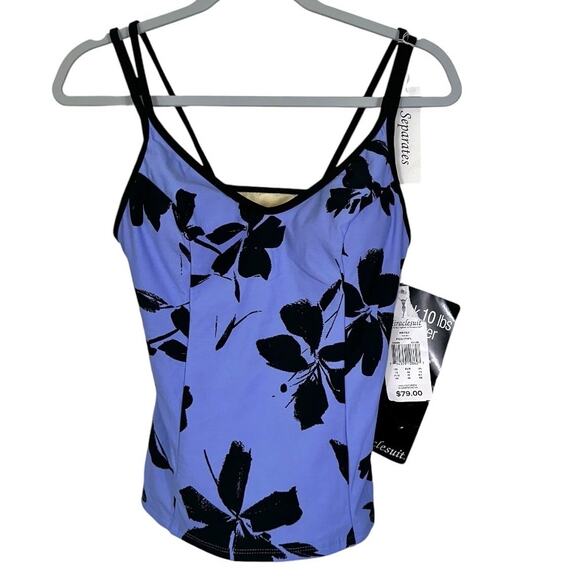 Miracle Suit Swim Tankini Size 8 Look 10 lbs lighter in 10 seconds